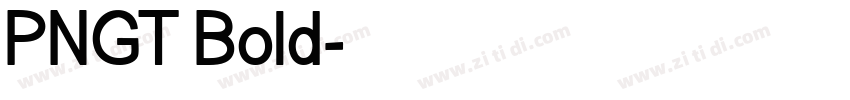 PNGT Bold字体转换